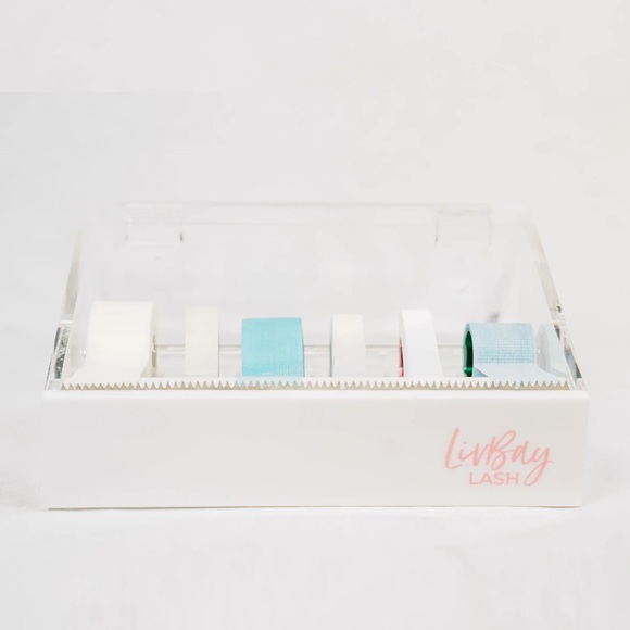 LIVBAY LASH extension tape dispenser tweezer holder stand storage bundle - Picture 6 of 12